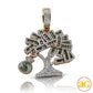 10KY 1.85CTW GREEN AND WHITE DIAMOND 'MONEY TREE'