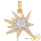 10KY 2.85CTW DIAMOND 'EXPLOSION' EMOJI PENDANT