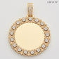 10KY 3.10CTW DIAMOND ROUND CLUSTER MEMORY PENDANT