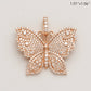 10KR 1.80CTW DIAMOND BUTTERFLY PENDANT