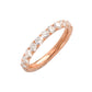 14KR 2.10CTW DIAMOND MACHINE SET ETERNITY BAND