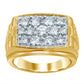 10 Karat Yellow Gold 2.00 Carat Diamonds Classic Men's Ring-0329966-YG