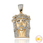 10KY 0.40CTW DIAMOND JESUS PENDANT