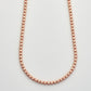 10KR 6.35CTW DIAMOND BUTTERCUP TENNIS NECKLACE