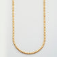 10KY 3.50CTW DIAMOND BUTTERCUP TENNIS NECKLACE
