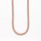10KR 16.75CTW DIAMOND SQUARE CUBAN CHAIN