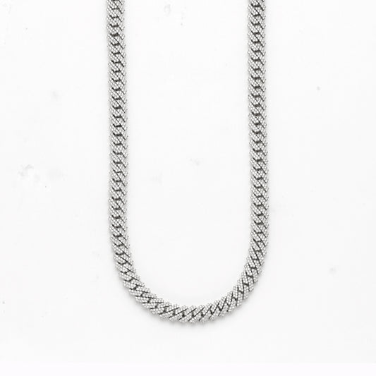 10KW 16.75CTW DIAMOND SQUARE CUBAN CHAIN