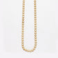 14KY 9.00CTW DIAMOND ROUND CLUSTER NECKLACE