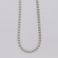 14KW 9.50CTW DIAMOND ROUND CLUSTER NECKLACE