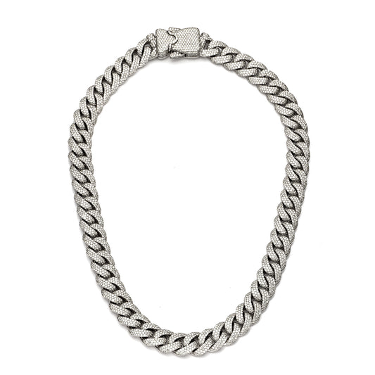 10KW 51.62CTW DIAMOND MIAMI CUBAN NECKLACE