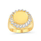 10 Karat Yellow Gold 0.29 Carat Diamonds Fashion Men's Ring-0325659-YG