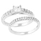 14KW 1.00CTW DIAMOND BRIDAL SET