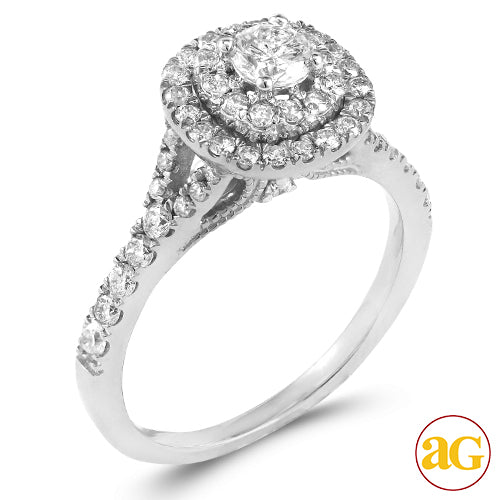 14KW 1.00CTW DIAMOND FANCY RING