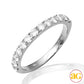 14KW 0.75CTW DIAMOND 13-STONE MACHINE SET BAND