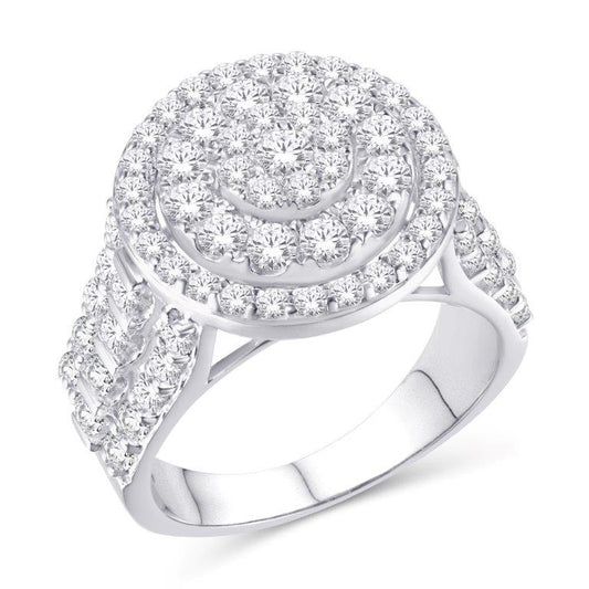 10 Karat Yellow Gold 2.00 Carat Diamonds Round Ladies Ring-0226490-YG