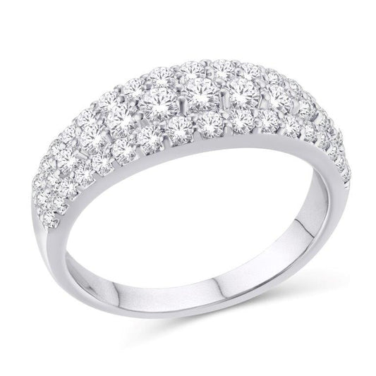 10 Karat Yellow Gold 1.00 Carat Diamonds Classic Ladies Band-0726006-YG