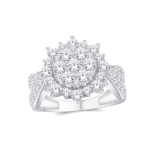 14 Karat Yellow Gold 1.01 Carat Diamonds Jazz Engagement Ladies Ring-0225448-YG