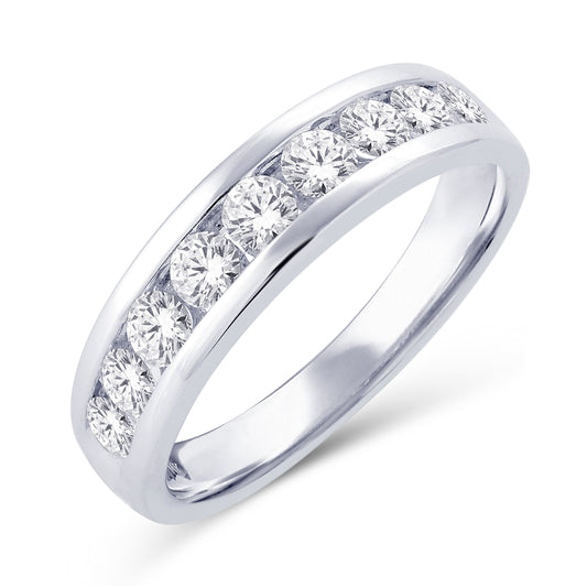14 Karat Yellow Gold 0.50 Carat Diamonds Classic Ladies Band-0725808-YG