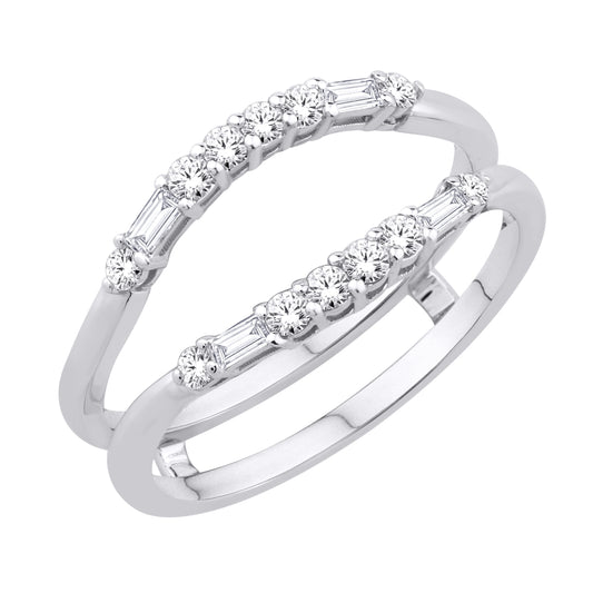 14 Karat Yellow Gold 0.33 Carat Diamonds Classic Wedding Enhancer-2025021-YG