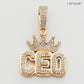 10KY 0.30CTW MICROPAVE DIAMOND BUBBLE TEXT WITH