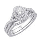 14 Karat Yellow Gold 1.00 Carat Diamonds (0.20 CTR) Certified Oval Bridal Ring-0532246-YG