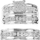 14K 0.54CT Diamond TRIO SET